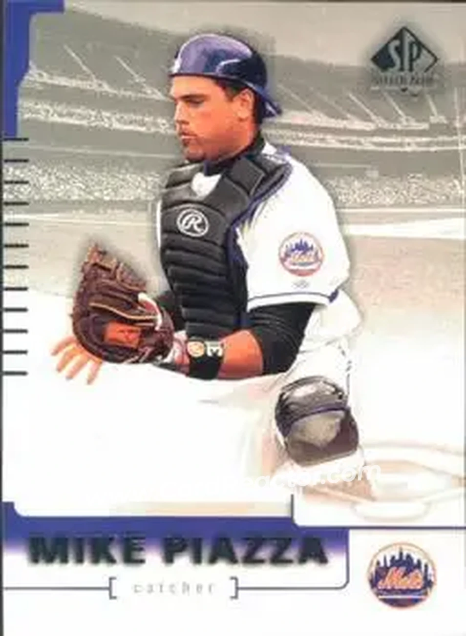 2004 SP Authentic #81 - Mike Piazza - New York Mets - Front