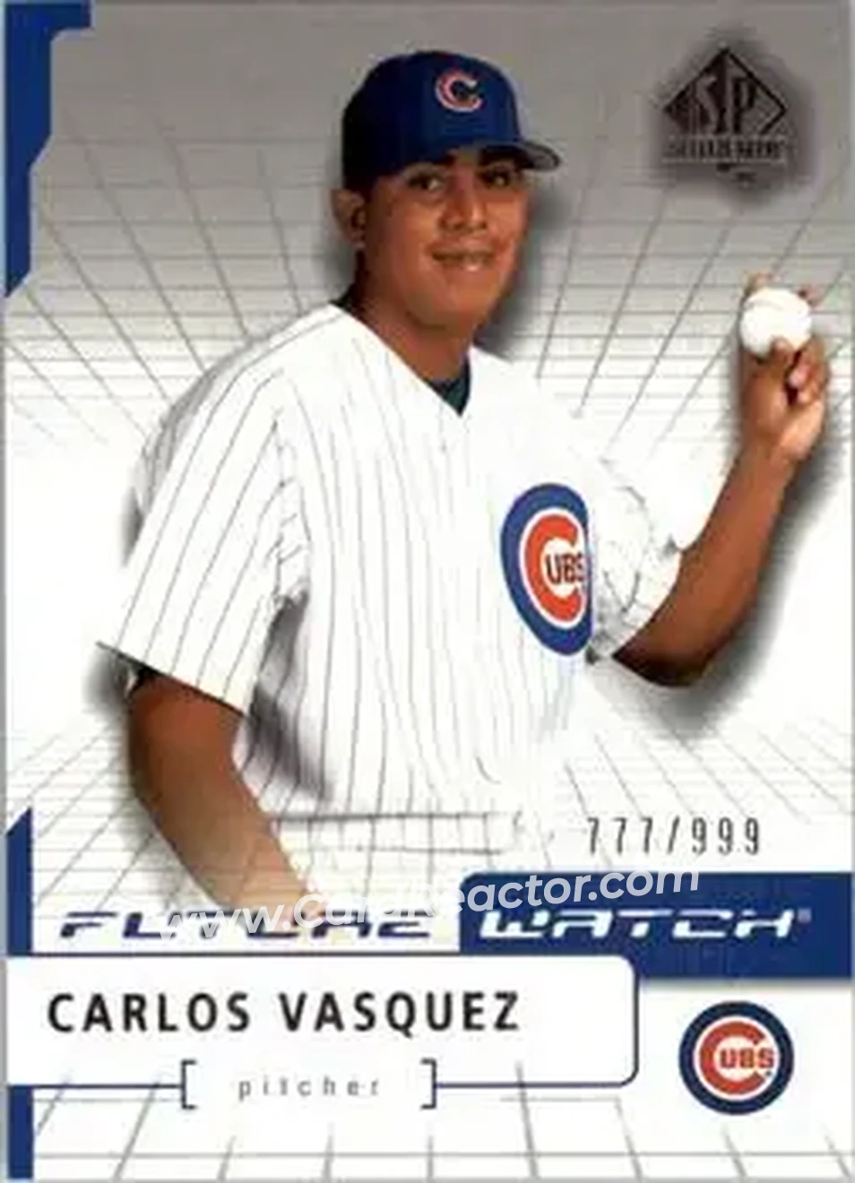 2004 SP Authentic #93 - Carlos Vasquez - Chicago Cubs - Front