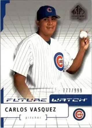 2004 SP Authentic #93 Carlos Vasquez