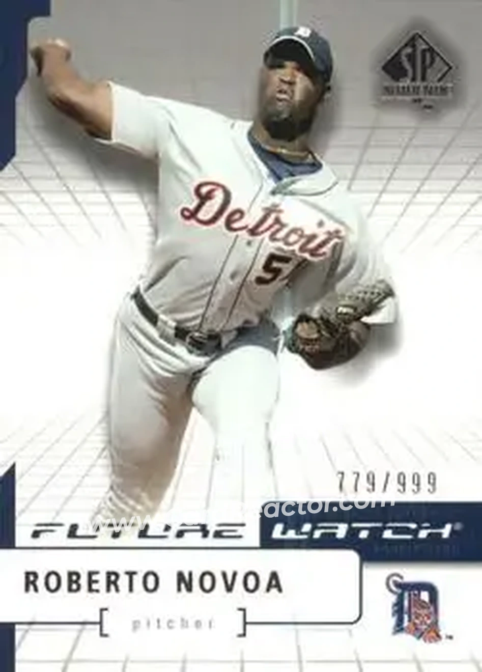 2004 SP Authentic #103 - Roberto Novoa - Detroit Tigers - Front