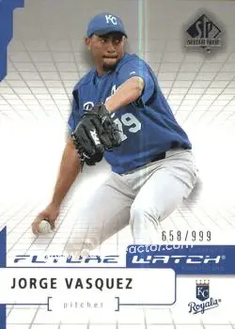 2004 SP Authentic #113 - Jorge Vasquez - Kansas City Royals - Front