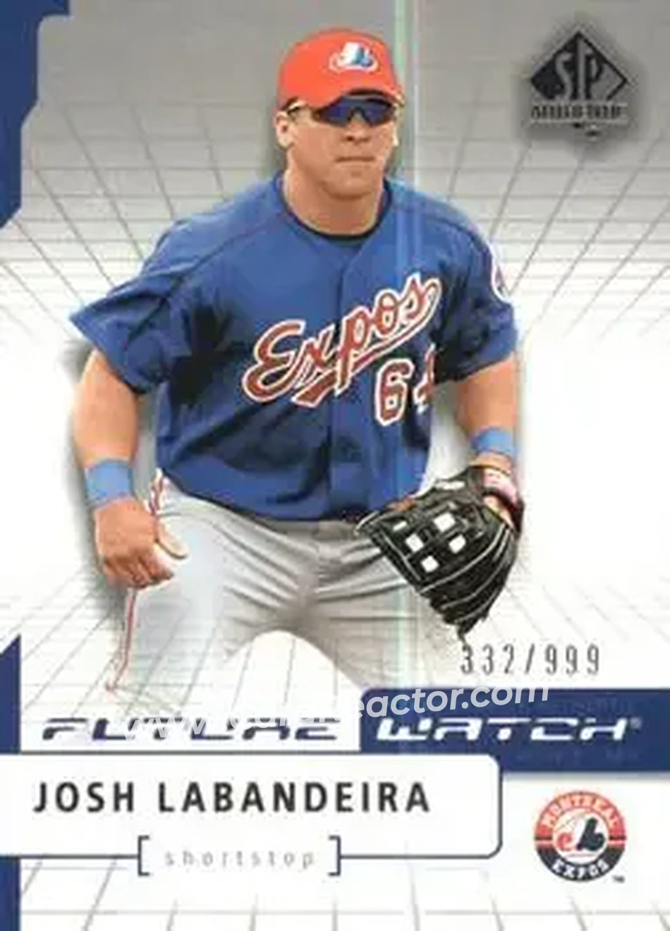 2004 SP Authentic #115 - Josh Labandeira - Montreal Expos - Front 2004 SP Authentic #115 - Josh Labandeira - Montreal Expos - Front