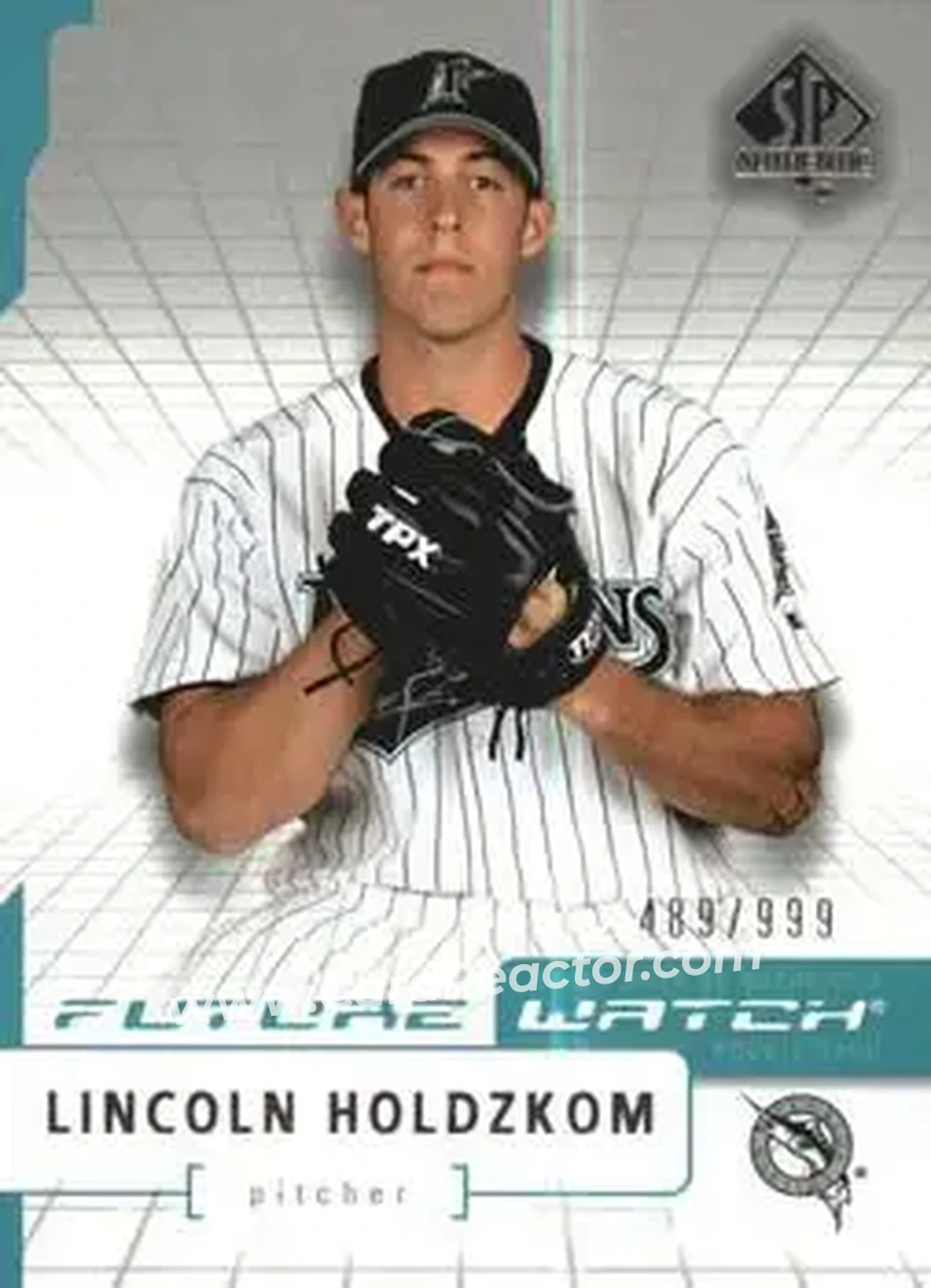 2004 SP Authentic #119 - Lincoln Holdzkom - Florida Marlins - Front