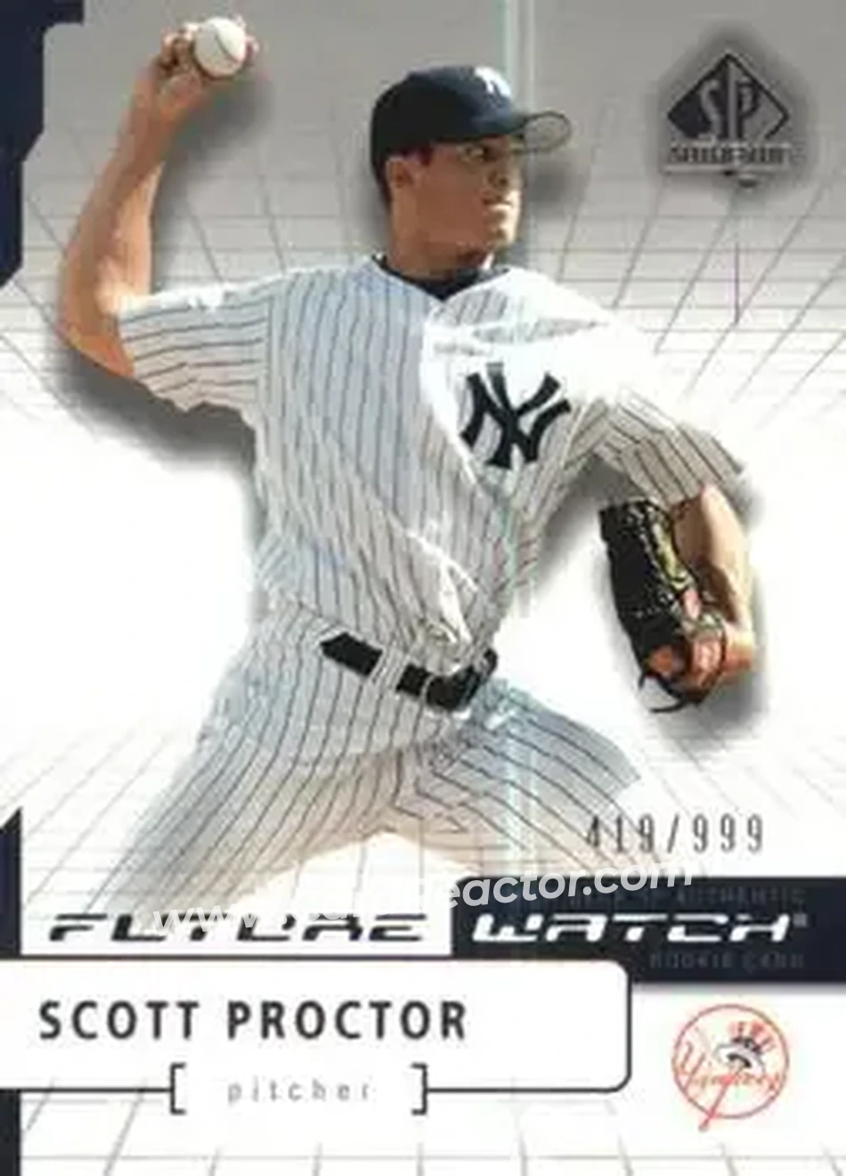 2004 SP Authentic #124 - Scott Proctor - New York Yankees - Front