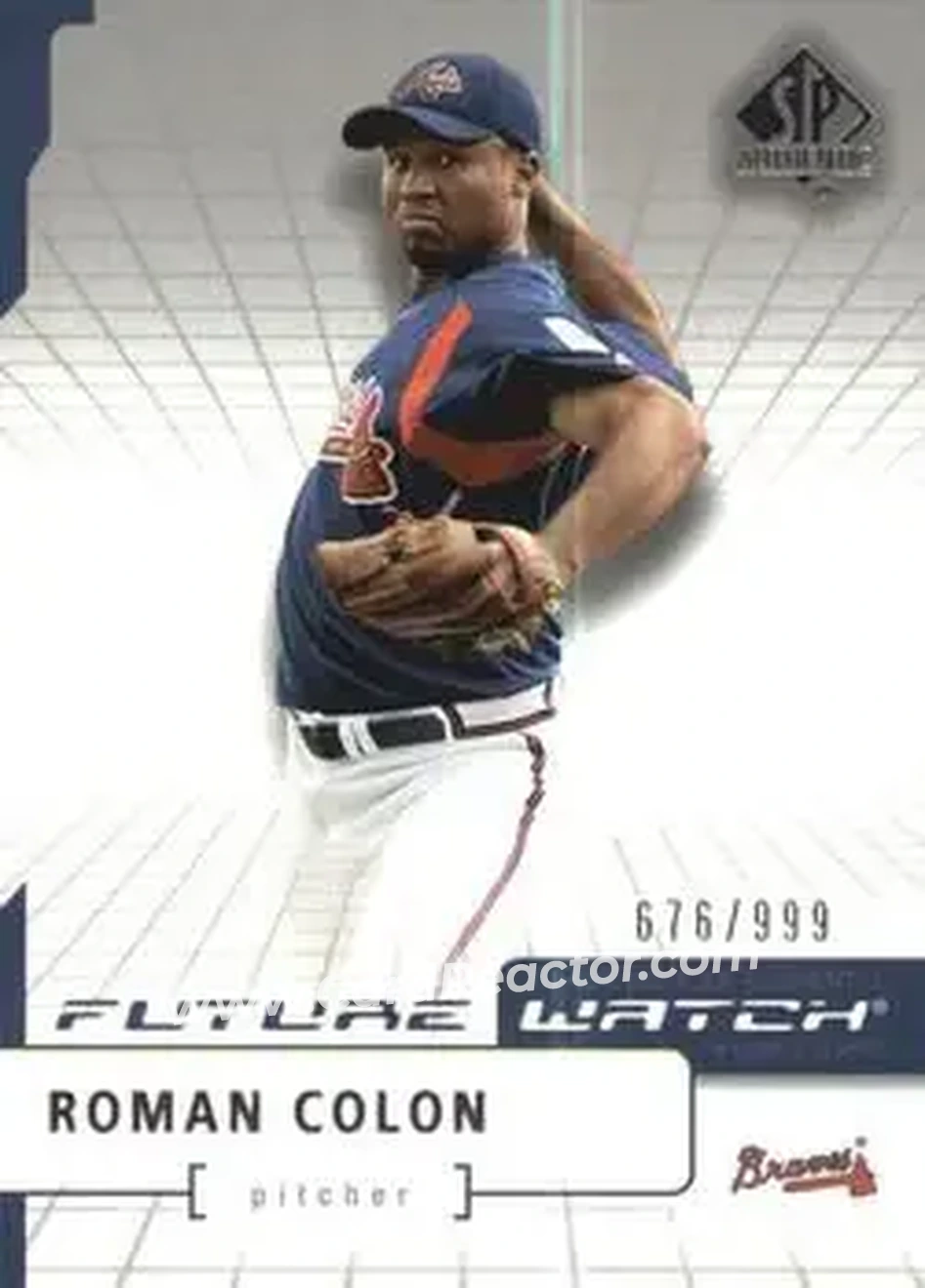 2004 SP Authentic #125 - Roman Colon - Atlanta Braves - Front