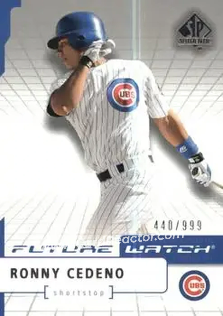 2004 SP Authentic #126 - Ronny Cedeno - Chicago Cubs - Front
