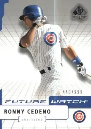 2004 SP Authentic #126 - Ronny Cedeno - Chicago Cubs
