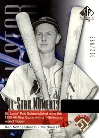2004 SP Authentic #139 - Al Schoendienst - St. Louis Cardinals