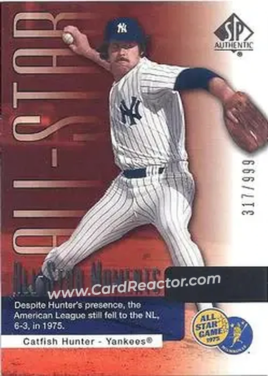 2004 SP Authentic #152 - Jim Hunter - New York Yankees - Front