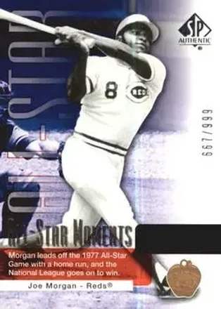 2004 SP Authentic #154 - Joe Morgan - Cincinnati Reds