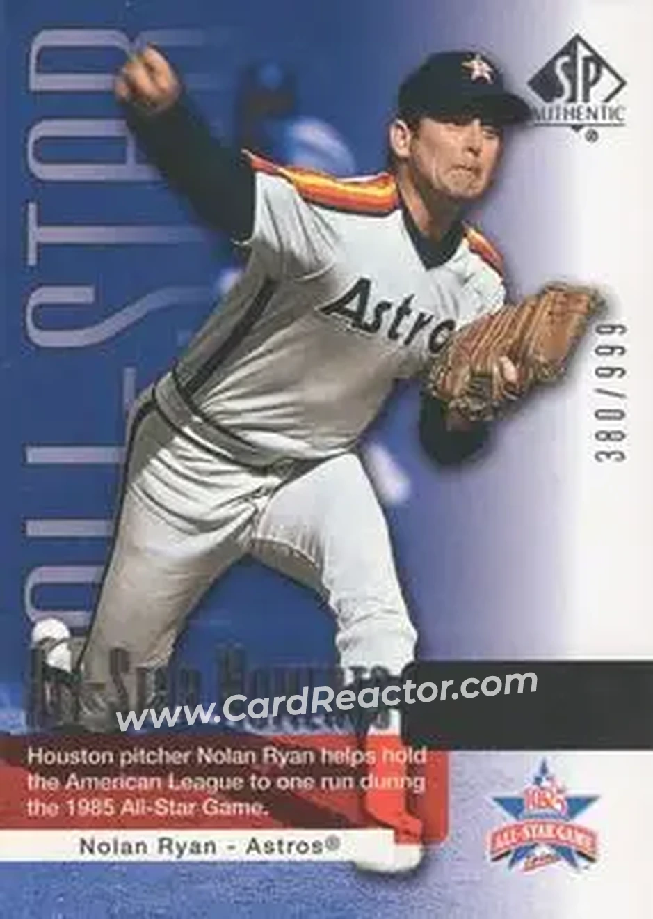 2004 SP Authentic #158 - Nolan Ryan - Houston Astros - Front