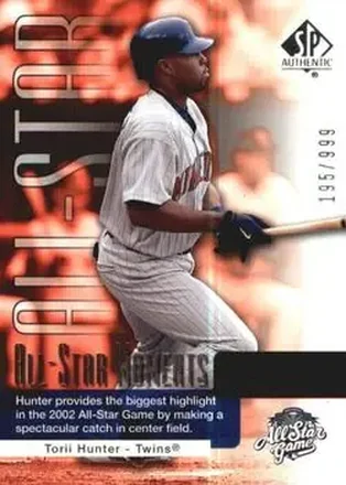 2004 SP Authentic #174 - Torii Hunter - Minnesota Twins