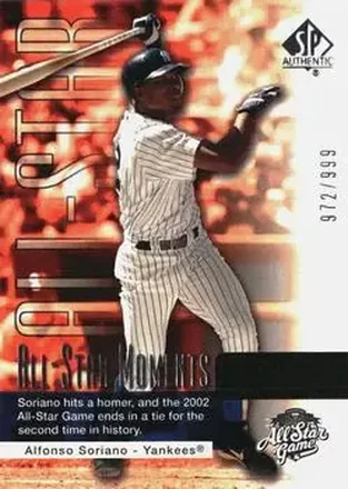 2004 SP Authentic #175 - Alfonso Soriano - New York Yankees