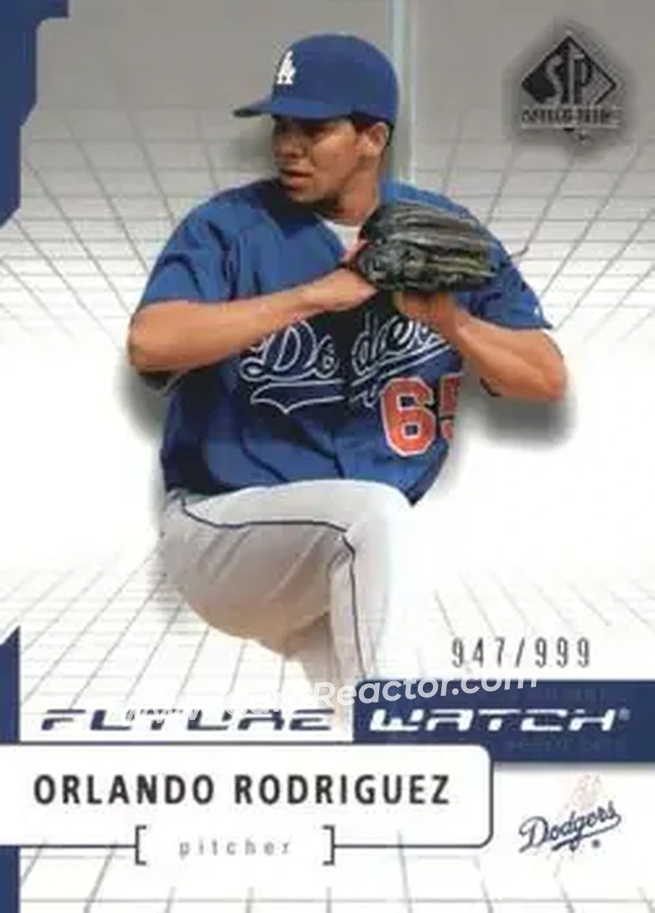 2004 SP Authentic #178 - Orlando Rodriguez - Los Angeles Dodgers - Front