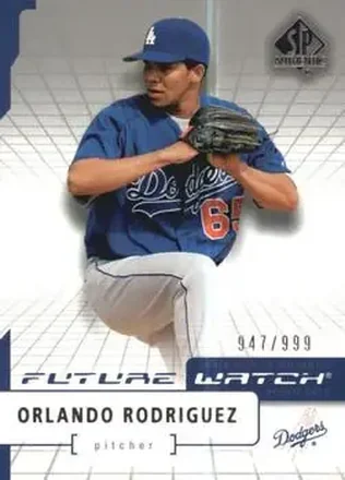 2004 SP Authentic #178 - Orlando Rodriguez - Los Angeles Dodgers