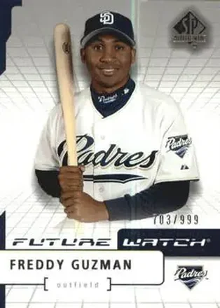 2004 SP Authentic #183 - Freddy Guzman - San Diego Padres