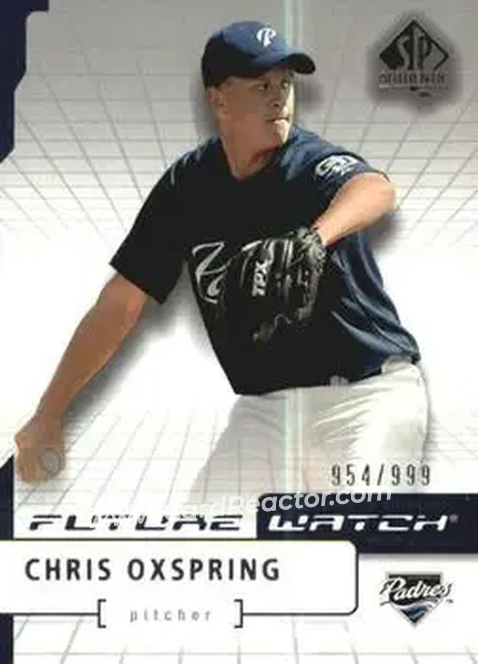 2004 SP Authentic #184 - Chris Oxspring - San Diego Padres - Front