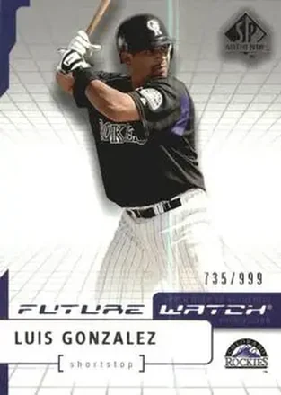 2004 SP Authentic #191 - Luis Gonzalez - Colorado Rockies