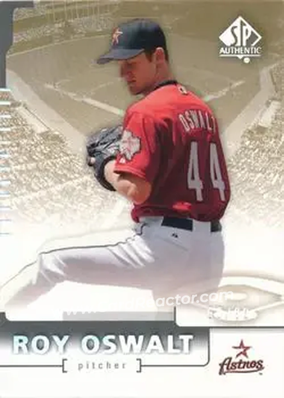 2004 SP Authentic - Gold #29 - Roy Oswalt - Houston Astros - Front