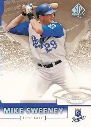 2004 SP Authentic - Gold #35 - Mike Sweeney - Kansas City Royals