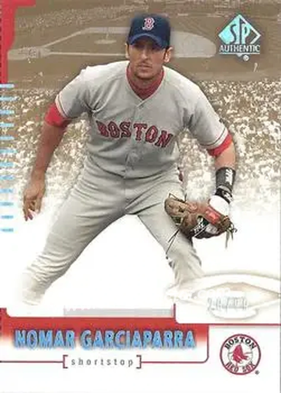 2004 SP Authentic - Gold #65 - Nomar Garciaparra - Boston Red Sox - Front