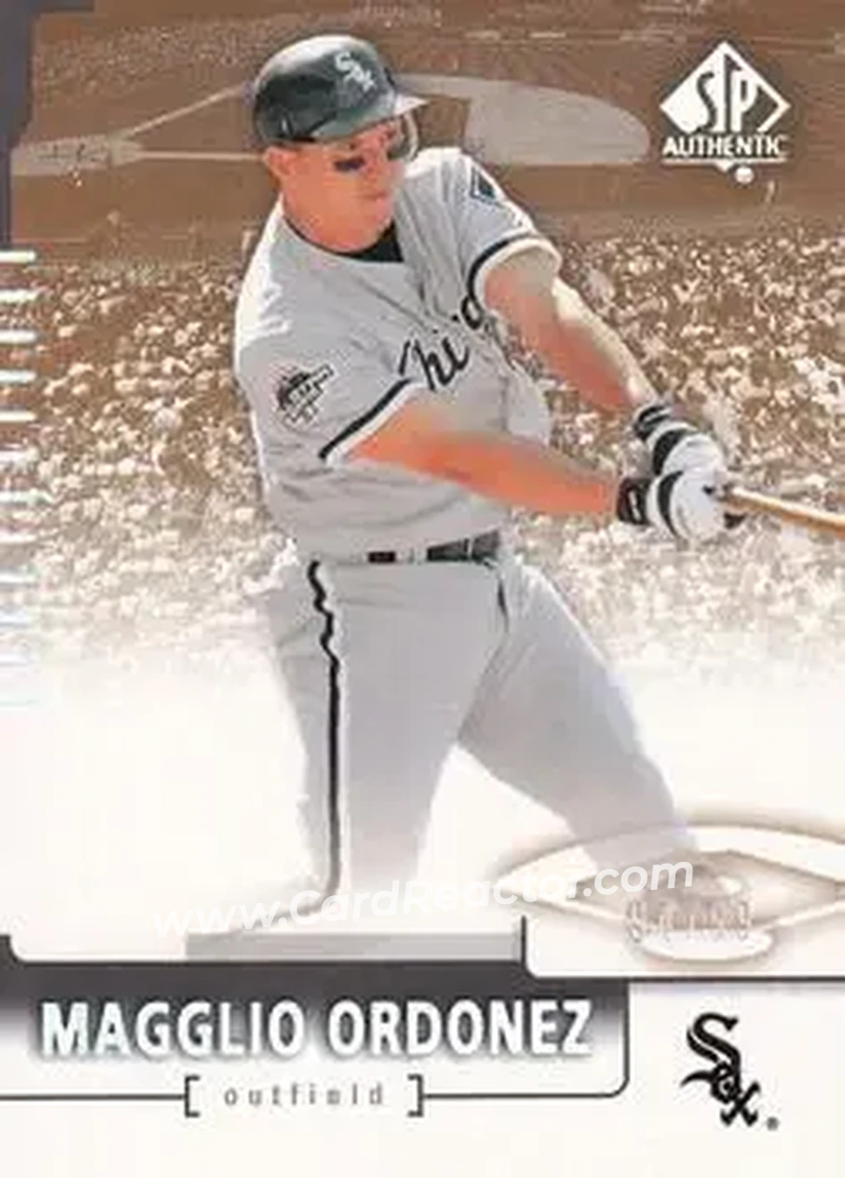 2004 SP Authentic - Gold #71 - Magglio Ordonez - Chicago White Sox - Front