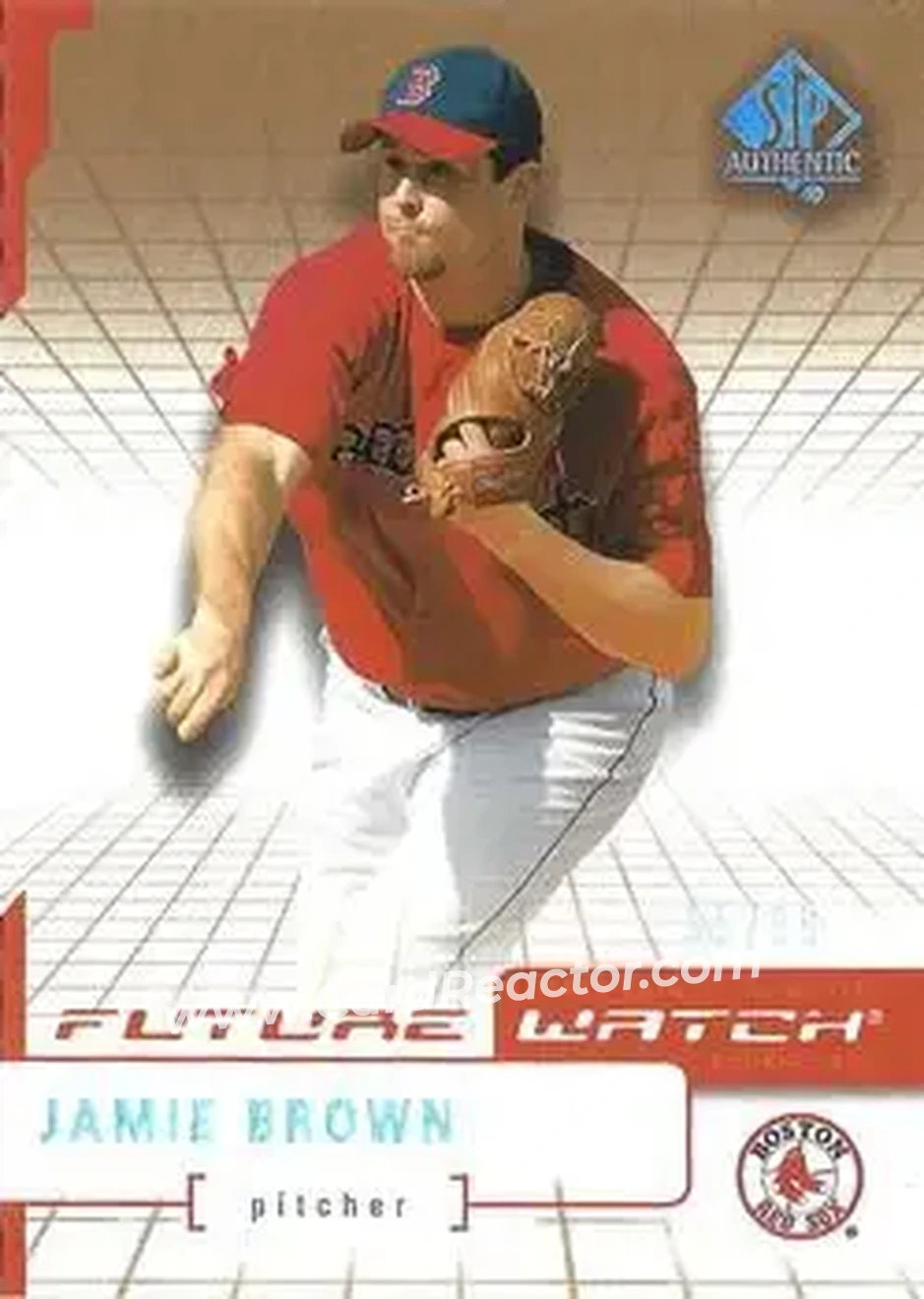 2004 SP Authentic - Gold #108 - Jamie Brown - Boston Red Sox - Front 2004 SP Authentic - Gold #108 - Jamie Brown - Boston Red Sox - Front