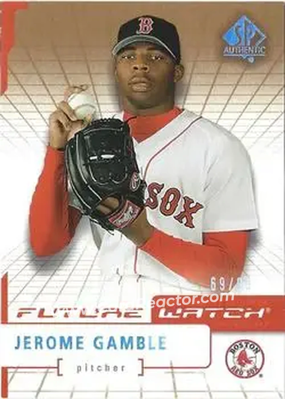 2004 SP Authentic - Gold #110 - Jerome Gamble - Boston Red Sox - Front
