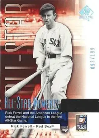 2004 SP Authentic - Gold #133 - Rick Ferrell - Boston Red Sox