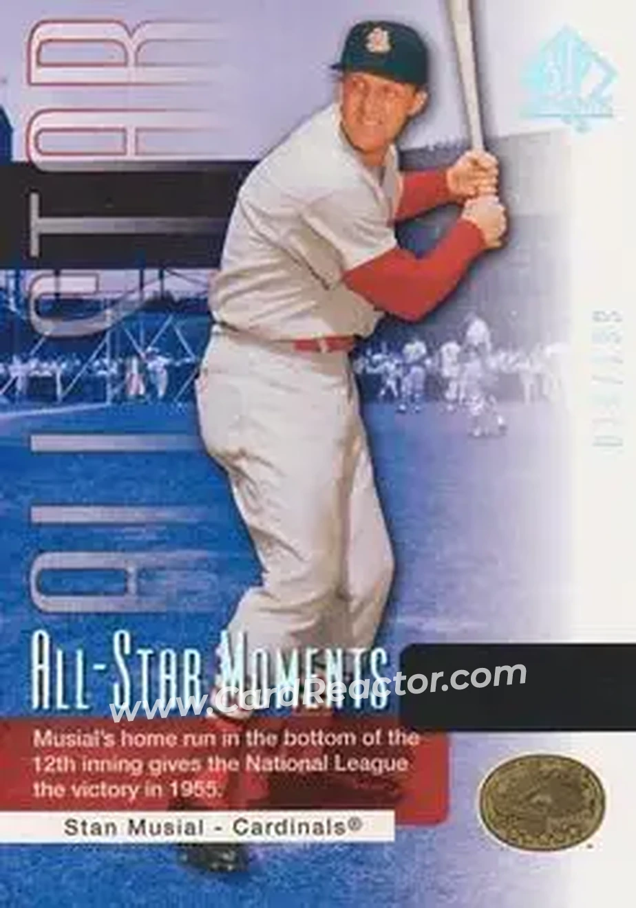 2004 SP Authentic - Gold #141 - Stan Musial - St. Louis Cardinals - Front