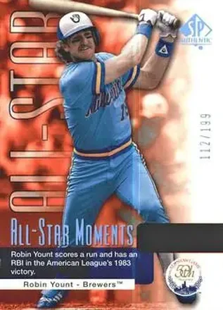 2004 SP Authentic - Gold #157 - Robin Yount - Milwaukee Brewers