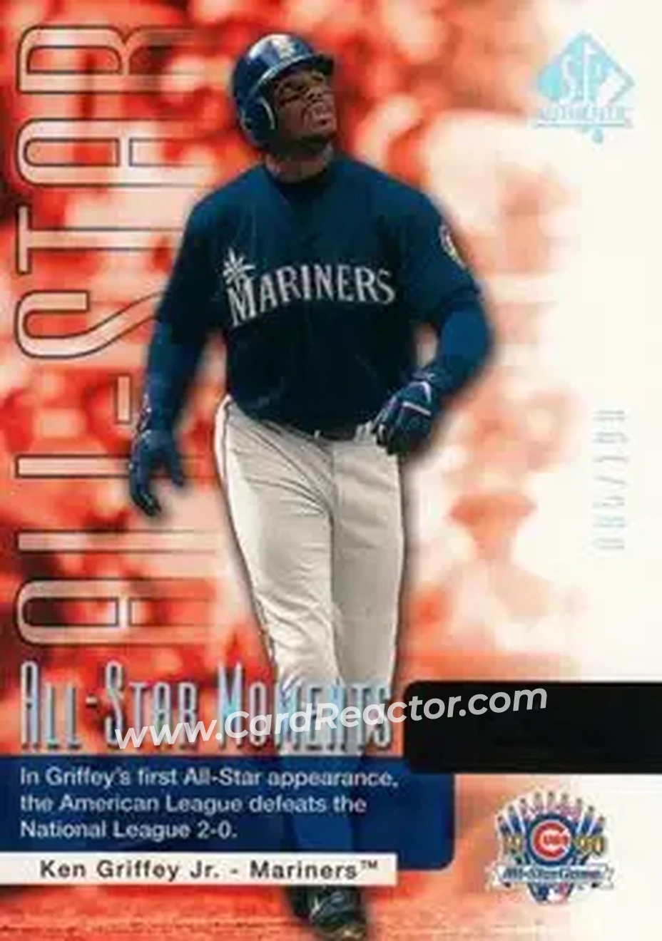2004 SP Authentic - Gold #161 - Ken Griffey Jr. - Seattle Mariners - Front