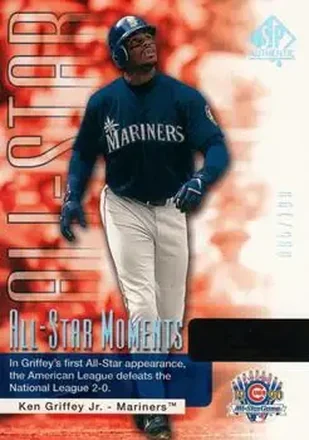 2004 SP Authentic - Gold #161 - Ken Griffey Jr. - Seattle Mariners