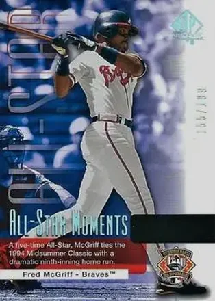 2004 SP Authentic - Gold #165 - Fred McGriff - Atlanta Braves