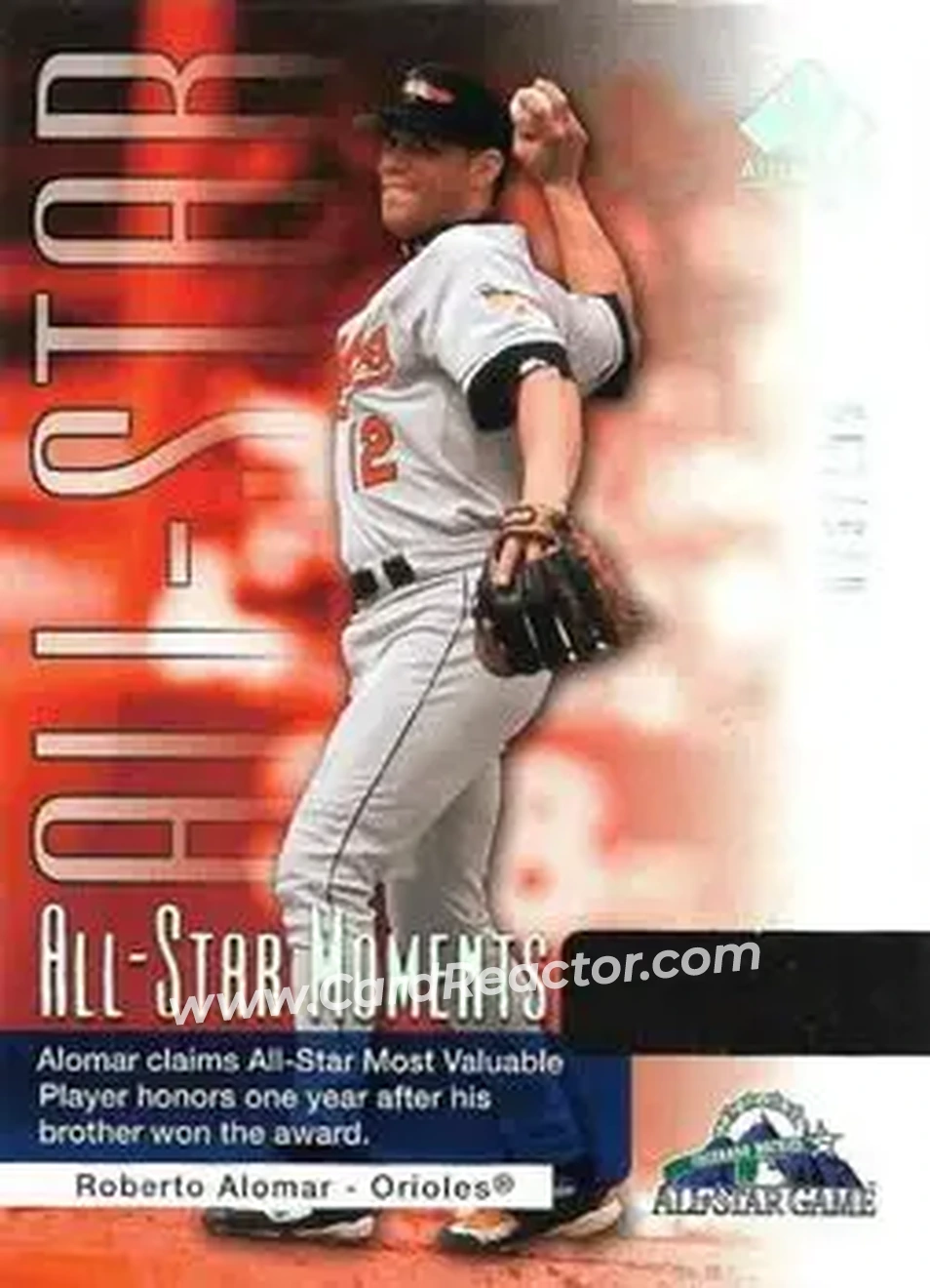 2004 SP Authentic - Gold #169 - Roberto Alomar - Baltimore Orioles - Front