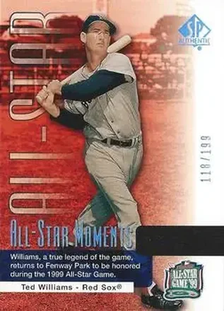 2004 SP Authentic - Gold #170 - Ted Williams - Boston Red Sox