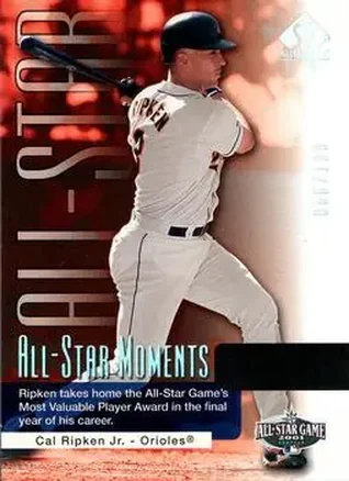 2004 SP Authentic - Gold #173 - Cal Ripken - Baltimore Orioles