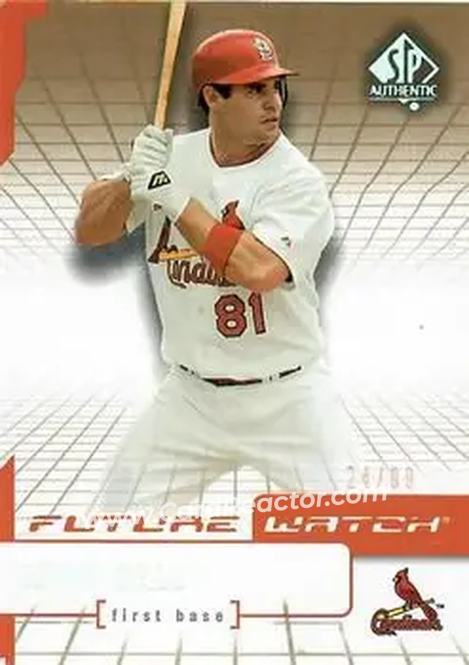 2004 SP Authentic - Gold #182 - John Gall - St. Louis Cardinals - Front