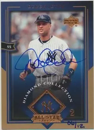 2004 SP Authentic - Autographed Buybacks #58 - Derek Jeter - New York Yankees