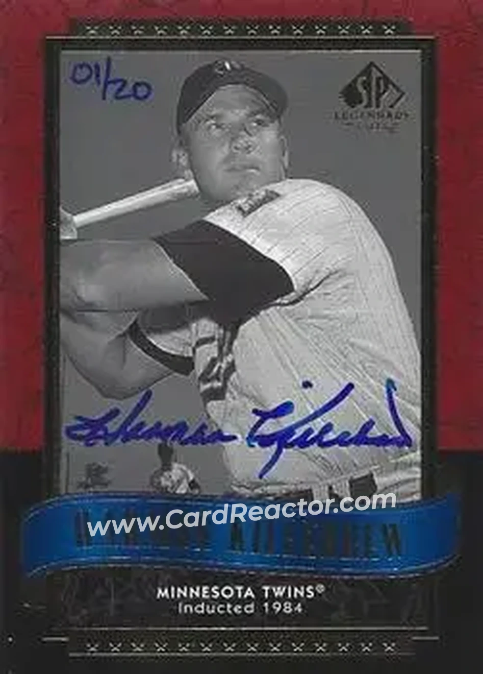 2004 SP Authentic - Autographed Buybacks #49 - Harmon Killebrew - Minnesota Twins - Front
