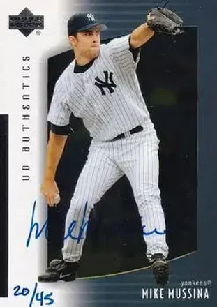 2004 SP Authentic - Autographed Buybacks #78 - Mike Mussina - New York Yankees