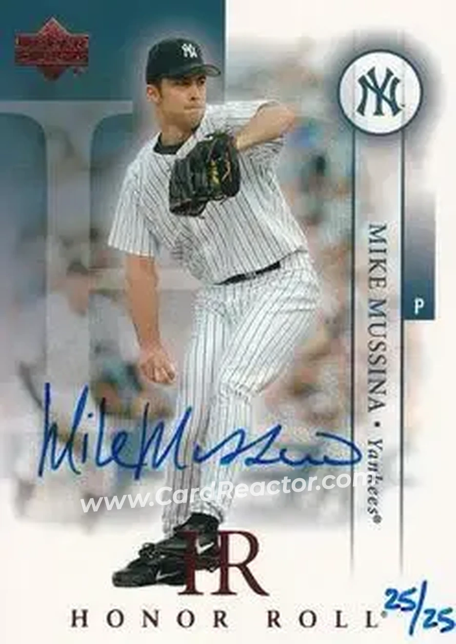 2004 SP Authentic - Autographed Buybacks #123 - Mike Mussina - New York Yankees - Front
