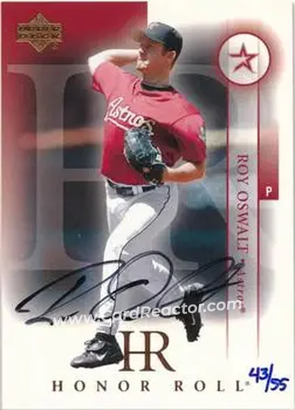 2004 SP Authentic - Autographed Buybacks #93 - Roy Oswalt - Houston Astros - Front