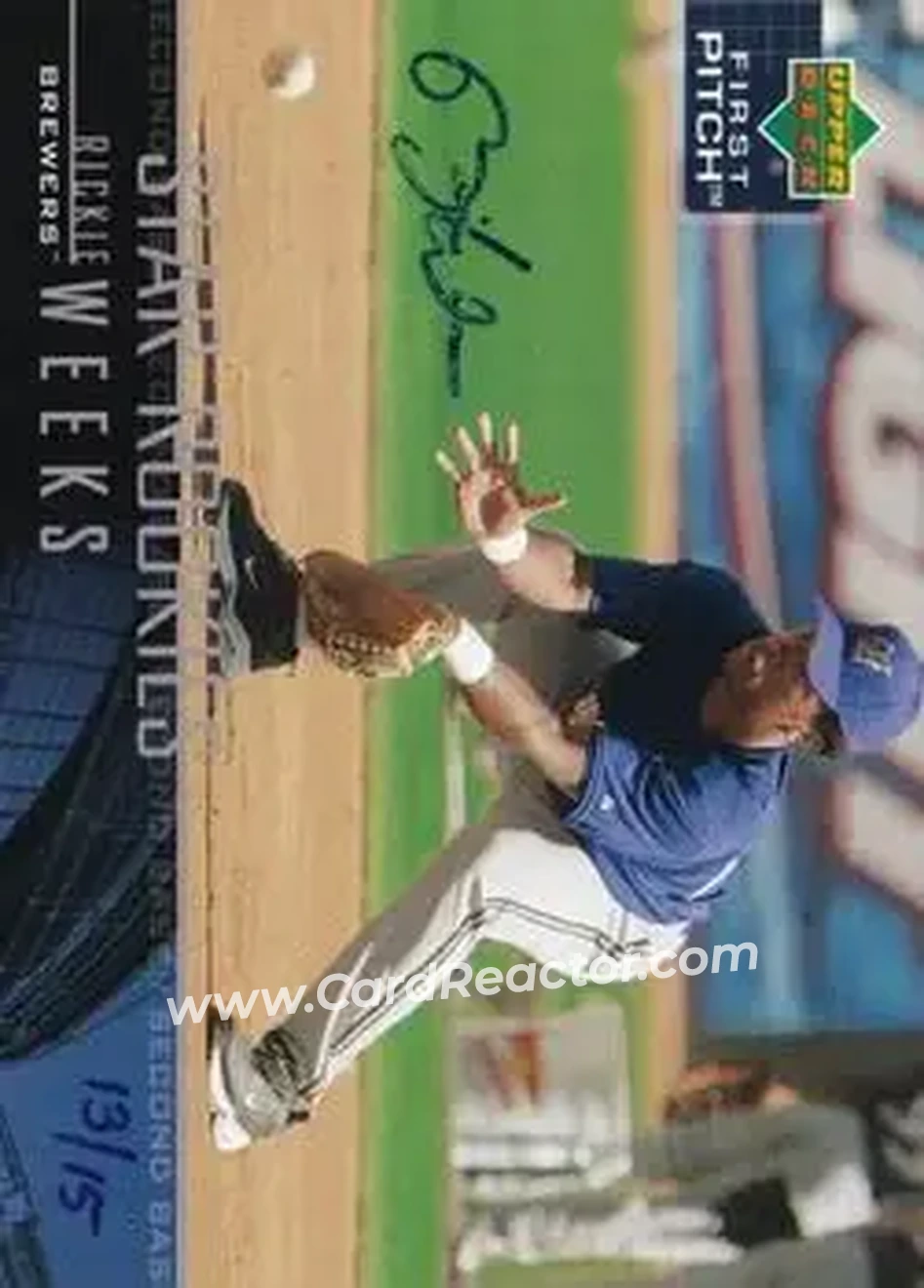 2004 SP Authentic - Autographed Buybacks #271 - Rickie Weeks - Milwaukee Brewers - Front