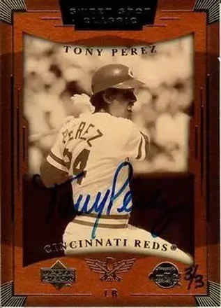 2004 SP Authentic - Autographed Buybacks #83 - Tony Pérez - Cincinnati Reds
