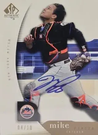 2004 SP Authentic - SP Chirography #CA-PI - Mike Piazza - New York Mets