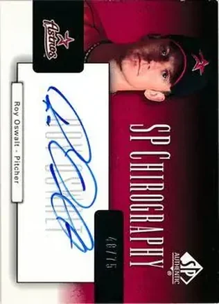2004 SP Authentic - SP Chirography #CA-RO - Roy Oswalt - Houston Astros
