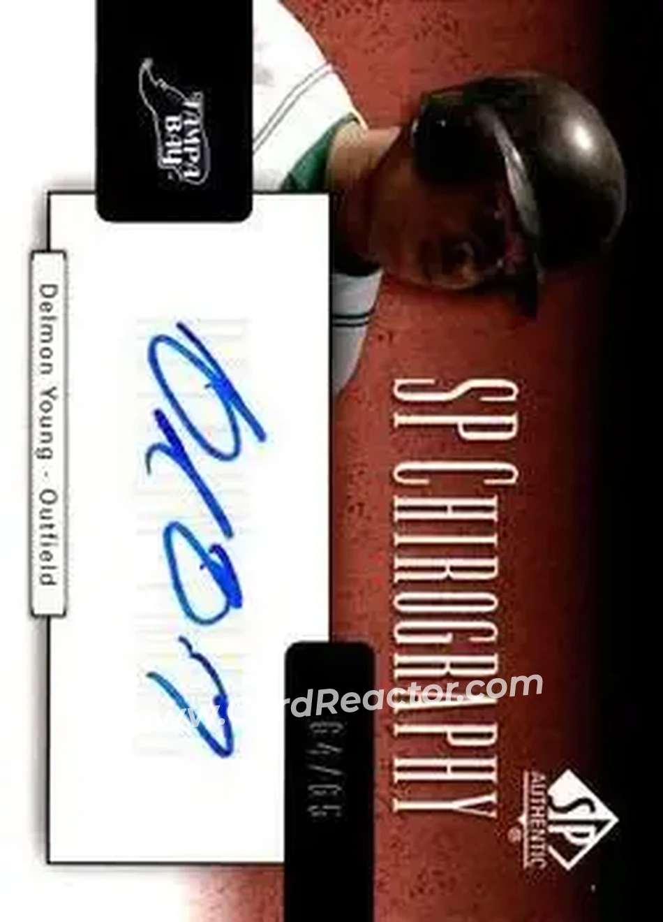 2004 SP Authentic - SP Chirography Bronze #CA-DY - Delmon Young - Tampa Bay Devil Rays - Front