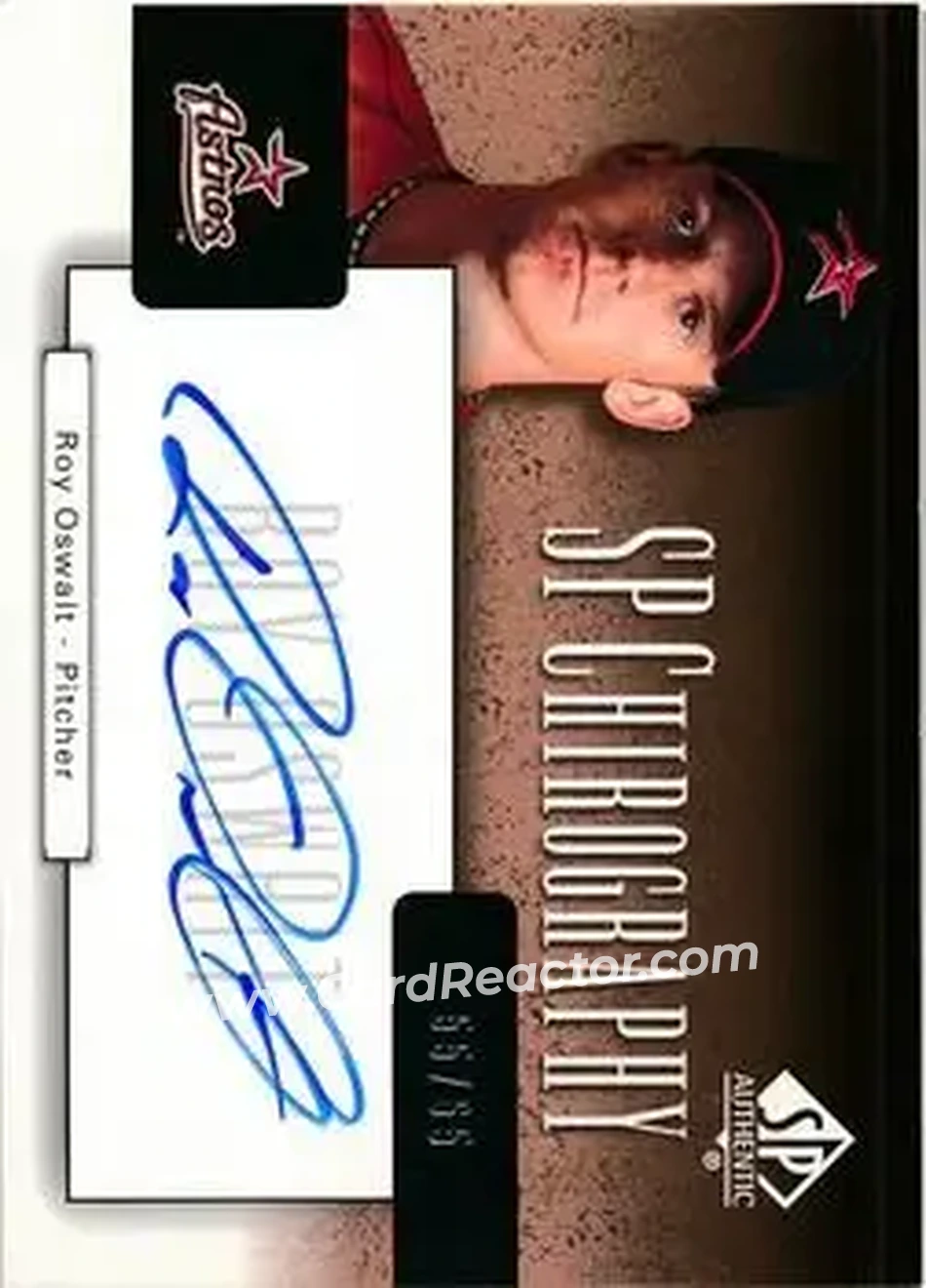2004 SP Authentic - SP Chirography Bronze #CA-RO - Roy Oswalt - Houston Astros - Front