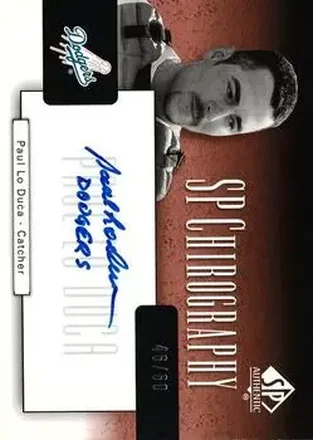 2004 SP Authentic - SP Chirography Duo Tone Bronze #CA-PL - Paul Lo Duca - Los Angeles Dodgers
